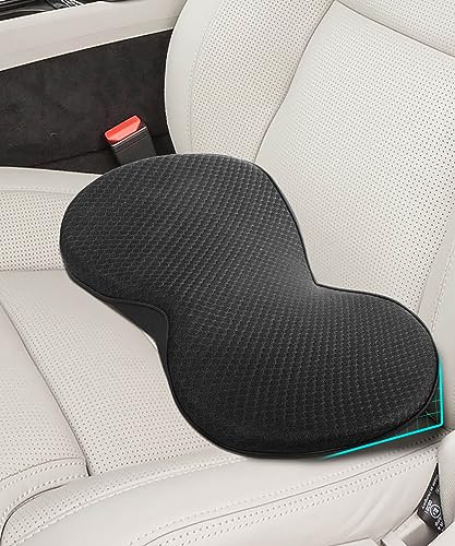 ESEWALAS Seat Cushion,Chair Cushion Car seat Cushions for Driving,Car Accessories Lumbar Support for Car,Memory Foam Car Seat Pad Sciatica Pain Relief Pillow,Fits Most Car seat,Office Chair,Wheelchair