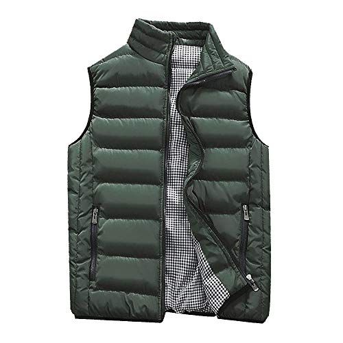 LISTHA Padded Cotton Vest Mens Winter Hooded Coat Sleeveless Jacket Thick Warm