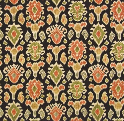 Mill Creek Raymond Waites Namaste Ikat Southwest Graphite Home Decor Drapery Upholstery Fabric - Sold by The Yard