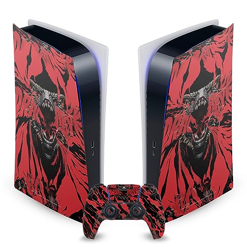 Head Case Designs Officially Licensed HBO Game of Thrones Dracarys Sigils and Graphics Vinyl Faceplate Gaming Skin Decal Compatible With Sony PlayStation 5 PS5 Digital Console and DualSense Controller