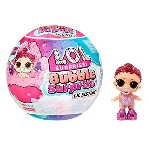 L.O.L. Surprise! LOL Surprise Bubble Foam Lil Sisters Doll - Collectible Baby Sister Great Gift for Girls Age 4+