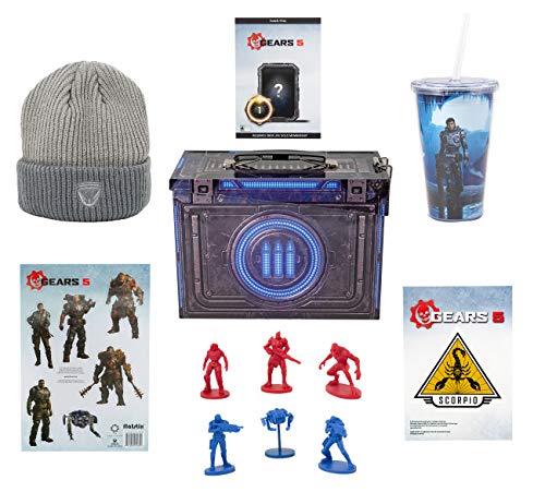 Toynk Gears of War 5 Video Game Collectors Looksee Ammo Tin with Exclusive DLC