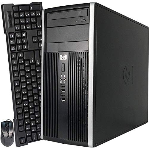 HP Elite 8300 Premium High Performance Business MiniTower Desktop PC, Intel Quad-Core i5-3470 up to 3.6GHz, 8GB DDR3, 120GB SSD + 500GB HDD, DVD, WIFI, Windows 10 Professional (Renewed)