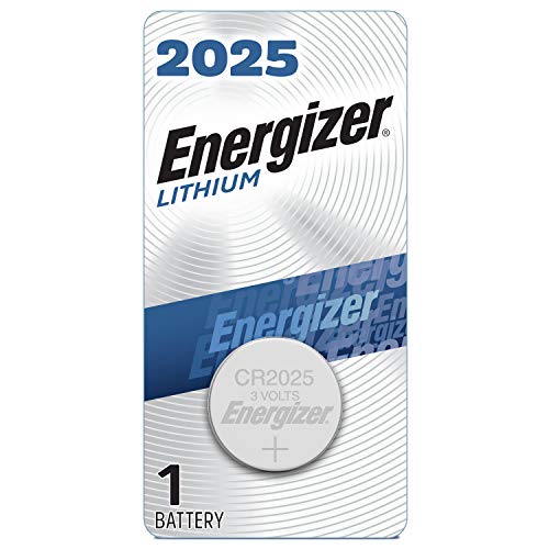 Energizer 2025 3V Batteries, 3 Volt Battery Lithium Coin, 1 Count