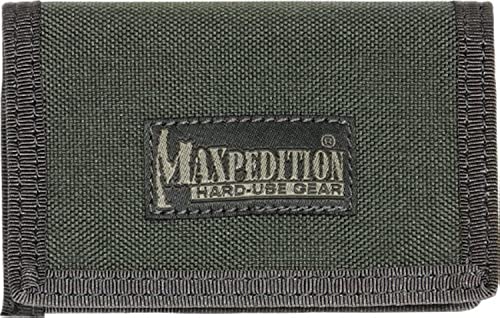 Maxpedition Gear Micro Polyurethane Wallet, Light-weight, Foliage Green small