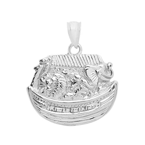 CaliRoseJewelry Noah's Ark Pendant in Sterling Silver
