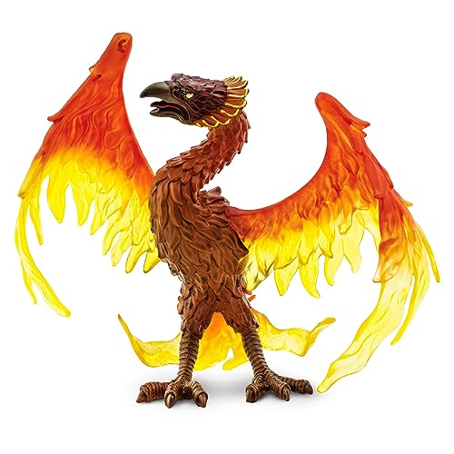 Safari Ltd. Phoenix Figurine - 7' Fiery Bird Model Figure - Mythical Toy for Boys, Girls, and Kids Age 3+