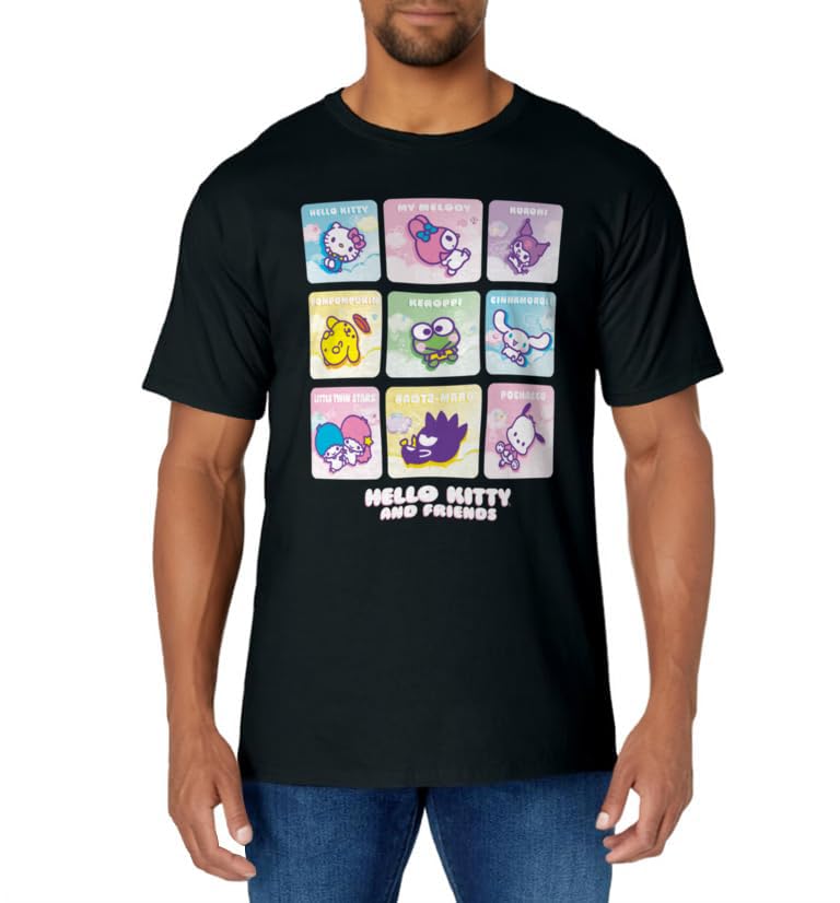 Hello Kitty and Friends Square Icons T-Shirt