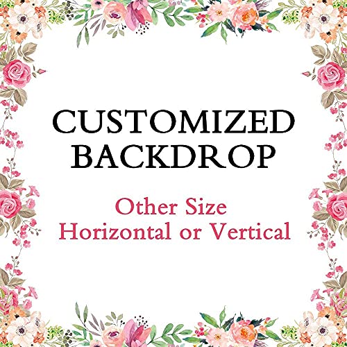 YongFoto Your Size Customized Backdrop for Photography Birthday Wedding Any Party Background Adults Kids Portraits Photo