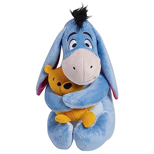 Disney Classics Lil Friends Eeyore and Winnie the Pooh Plushie Stuffed Animal, Officially Licensed Kids Toys for Ages 0+ by Just Play