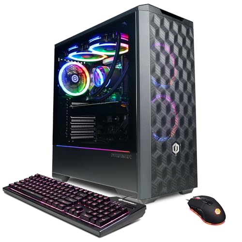 CyberpowerPC Gamer Xtreme VR Gaming PC, Intel Core i7-14700KF 3.4GHz, GeForce RTX 4060 Ti 8GB, 16GB DDR5, 2TB NVMe SSD, WiFi Ready & Windows 11 Home (GXiVR8400A17)