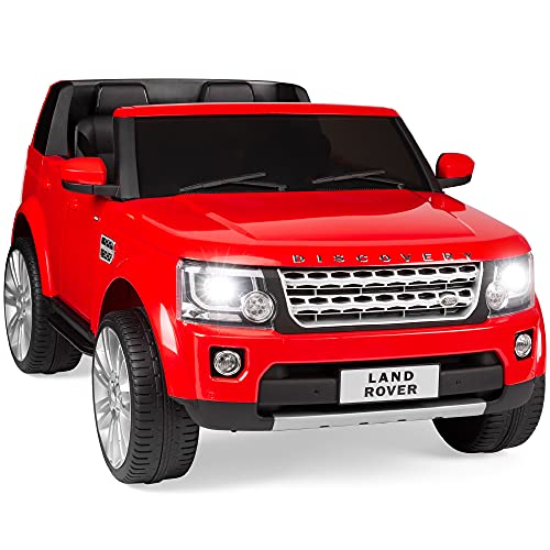 Best Choice Products 12V 3.7 MPH 2-Seater Licensed Land Rover Ride On Car Toy w/Parent Remote Control, MP3 Player - Red