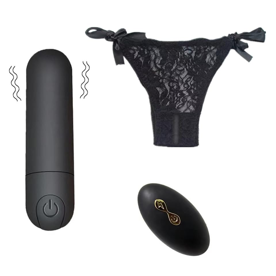 Butterfly Vibrator Remote Control Vibrating Panties, Nipple Clit Vagina Stimulation Underwear Vibrator Dildo Vibrator Wearable Panty Clitoral Vibrators Mini Bullet Vibrator Adult Sex Toy for Women