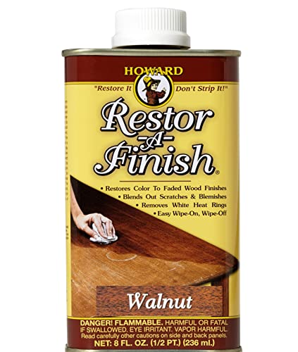 HOWARD RF4008 Products Restor-A-Finish, 8 oz, Walnut, 8 Fluid Ounces