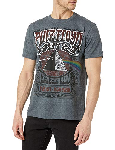 Liquid Blue Men's Pink Floyd Carnegie Hall T-Shirt, Grey, Medium