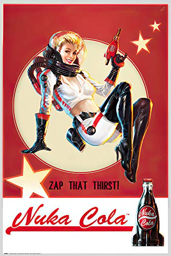POSTER STOP ONLINE Fallout 4 - Nuka Cola 24x36 Poster