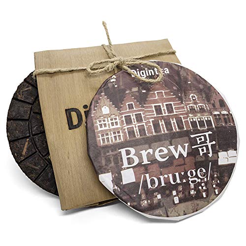 Compressed Ripe Pu-erh Tea Cake 'Bru:ge Waffle' 7.1 ounce (200 g) Thick Taste