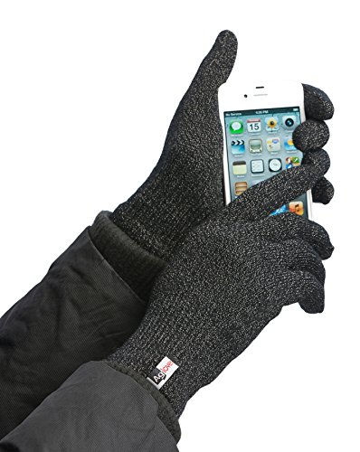 Agloves Sport Touchscreen Gloves, iPhone Gloves, Texting Gloves (Black, Small/Medium)