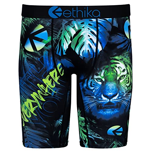 Ethika Mens Staple Boxer Brief | Lurkin (BGN, Large)
