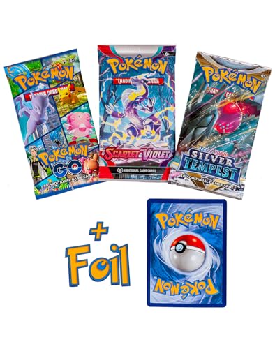 Pokemon TCG: 3 Booster Packs & 1 Random Foil | includes 3 Blister Packs of Random Cards & 1 Individually Packed Holofoil Promo Card, 097712556710
