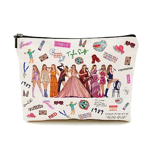 singer Merch Makeup Bags for Women,Album Inspired Cosmetic Bag Travel Zipper Pouch Portable Makeup Storage Organizer Toiletry Bag Music Lover Fans Gift