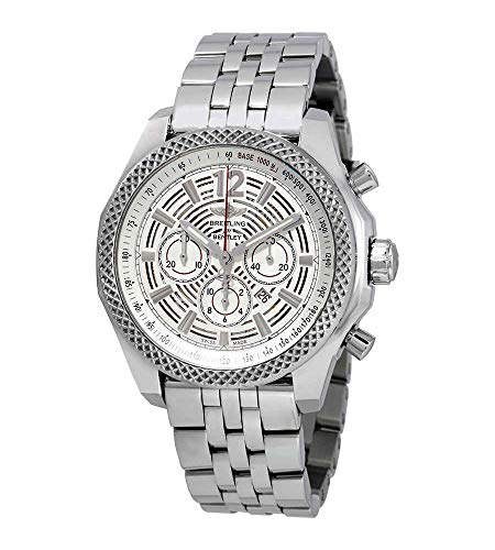 Breitling Bentley Barnato Chronograph Silver Dial Stainless Steel Men's Watch A4139021-G795SS