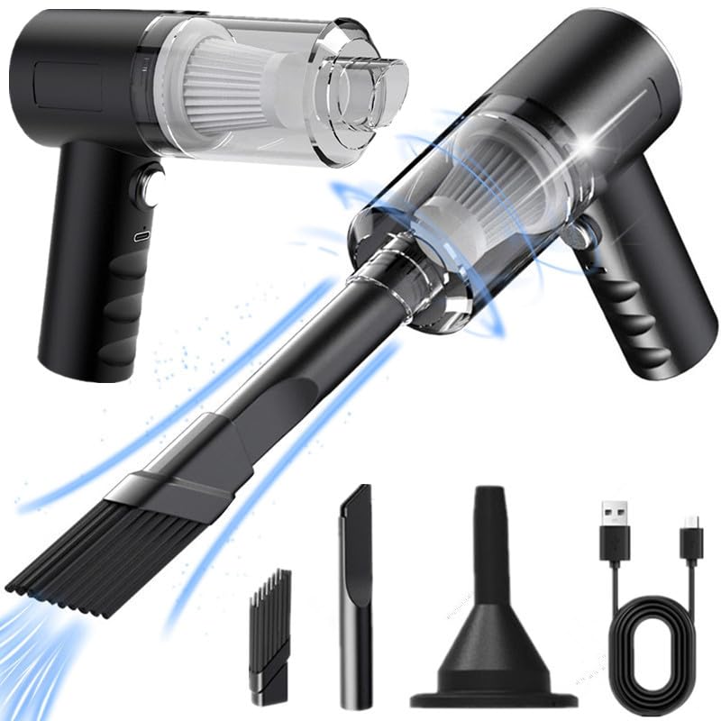 Car Vacuum High Power Scution 120W Wireless Handheld Vacuum Cleaner,Lightweight Cordless Mini Vacuum Portable Vacuum for Car Pet Hair Men Women Home Office Deals of The Day and Sales Today Clearance