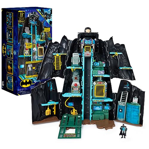 Batman, Bat-Tech Batcave, Giant Transforming Playset with Exclusive 4” Batman Figure and Accessories, Kids Toys for Boys Aged 4 and Up