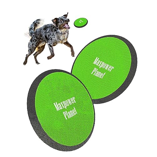 Maxpower Planet Dog Frisbee 2 Pack - Dog Frisbee Soft to Catch - Floating Frisbee for Dogs - Lightweight Flying Frisbee Dog Toy - Easy to Spot Disc Dog Frisbees Puppy Toys, Small to Large- 10-inch