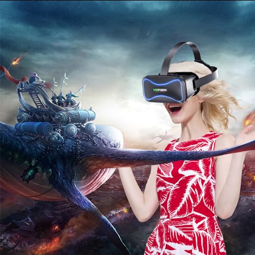 [Delivery Before Christmas] 3D VR Virtual Glasses, Panoramic Video Helmet, VR Virtual Glasses for 3D Movies Video Play Games