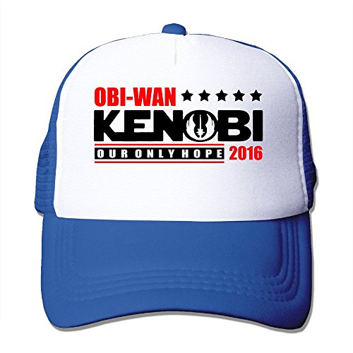 MZONE Unisex Snapback Cap Hat OBI Wan Kenobi Our Only Hope 2016 Baseball Caps Hat RoyalBlue