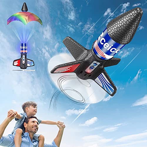 Rocket Launcher, 170 Feet of Flight Altitude, Model Rocket Kits with Launch Set, Ultra-high Flying Rocket, Rocket Toy, Kids Outdoor Toys, Gift for Kids Ages 8-12 Christmas Gifts