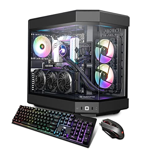iBuyPower Gaming PC Computer Desktop Y60BI9N46T01 (Intel Core i9 13900KF, RTX 4060Ti 8GB, 32GB DDR5 5200 RGB (16x2), 2TB NVMe SSD, Windows 11 Home)