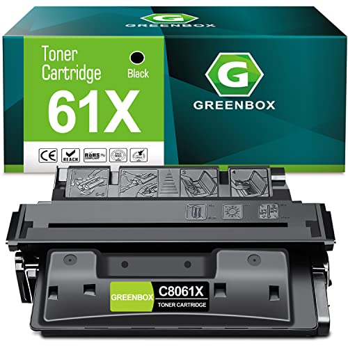GREENBOX Compatible C8061X Toner Cartridge Replacement for HP 61X C8061X Toner Cartridge for Laserjet 4100 4100N 4100TN 4100DTN 4100MFP 4101MFP Printer (1 Black, 10,000 Pages)
