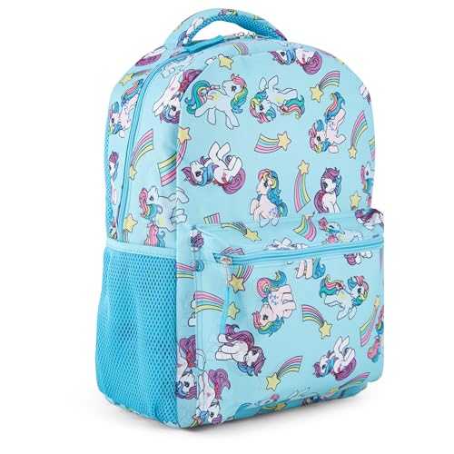 My Little Pony Classic Backpack - Featuring Twilight Sparkle, Rainbow Dash, and More - Officially Licensed MLP Kids School Bag