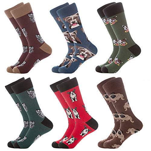 BONANGEL Funny Socks for Men & Women,Fun Socks,Crazy Colorful Cool Novelty Cute Dress Socks,Food Animal Space Socks …
