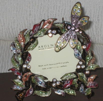 SWAROVSKI Argento SC Crystal Picture Frame 3x3 B