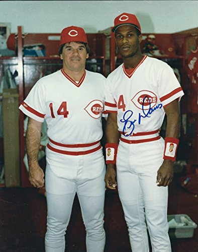 Autographed Eric Davis 8x10 Cincinnati Reds Photo with COA