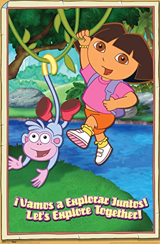 Trends International Nickelodeon Dora The Explorer - VIne Wall Poster, 14.725' x 22.375', Premium Unframed Version
