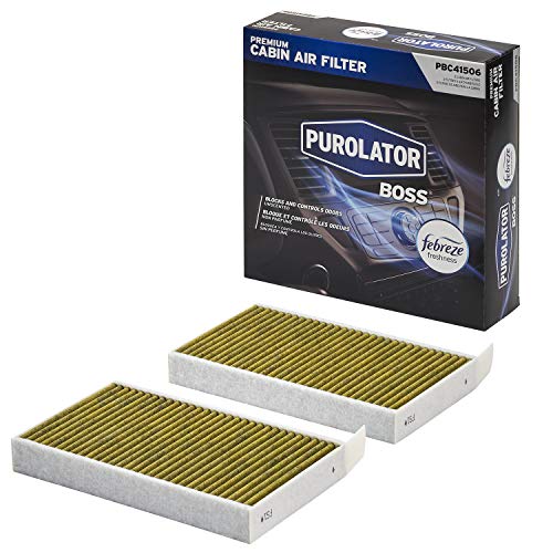 Purolator PBC41506 PurolatorBOSS Premium Cabin Air Filter with Febreze Freshness fits Select Tesla Models