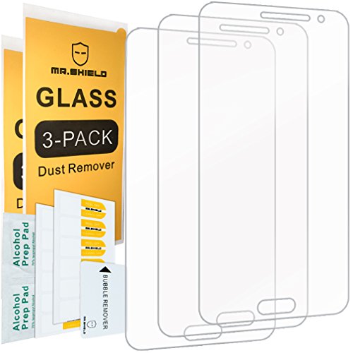 Mr.Shield [3-PACK] Designed For Samsung Galaxy J36V / J3 / J3 V [Tempered Glass] Screen Protector [0.3mm Ultra Thin 9H Hardness 2.5D Round Edge]