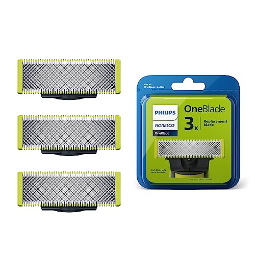 Philips Norelco Genuine OneBlade Replacement Blades, 3 Count, QP230/80