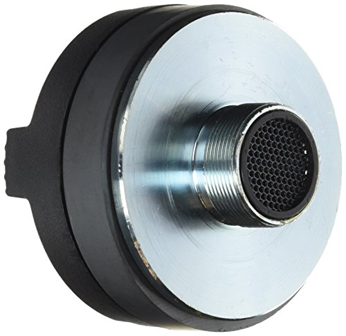 Pyle 1.5 Inch Tweeter Horn Driver - 500 watt peak power/250 watt RMS Audio Speaker Tweeter System w/ Flat Aluminum Voice Coil, 1.5k-20 kHz Frequency, 95 dB, 8Ohm - Pyle PDS122 , Black