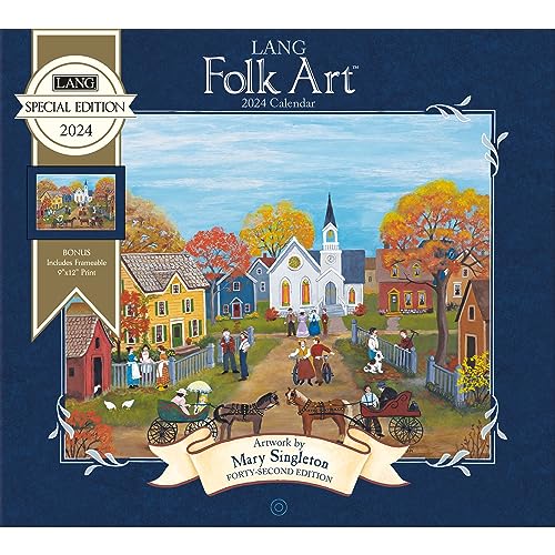 Lang Companies, Lang Folk Art Special Edition 2024 Wall Calendar