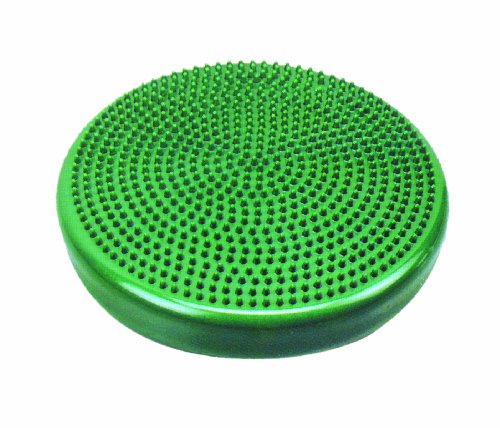 Cando 30-1870G Green Inflatable Vestibular Disc, 13-51/64' Diameter, 300 lbs Weight Capacity