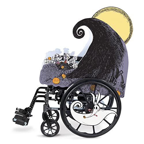 Nightmare Before Christmas Adaptive Wheelchair Cover for Kids, Official Disney Rolling Costume for Wheelchair