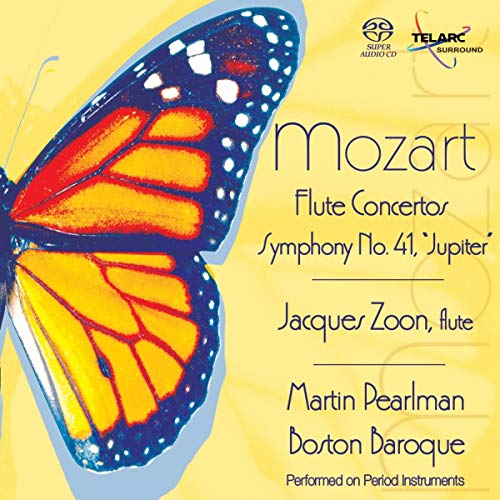 Mozart Flute Concertos & Symphony 41 'Jupiter' / Pearlman, Zoon, Boston Baroque (Multichannel Hybrid SACD