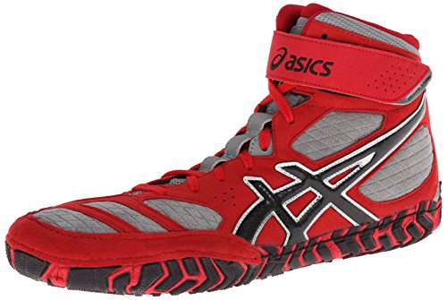 ASICS Men's Aggressor 2 Wrestling Shoe,Fire Red/Black/Graphite,11 M US