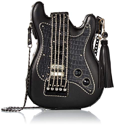 Mary Frances Turn It Up Crossbody Handbag, Black