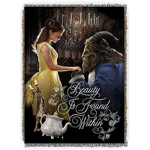 Northwest Beauty and The Beast, True Love Woven Tapestry Throw, 48' x 60'